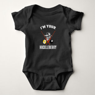 Billiard Gift Billiards Pool Im Your Huckleberry Baby Bodysuit