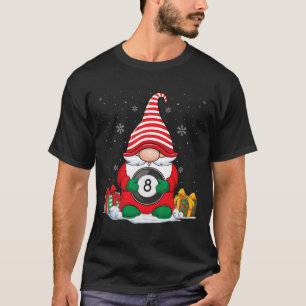 Billiard Ll Christmas Gnomes Cute Billiard Ll Love T-Shirt