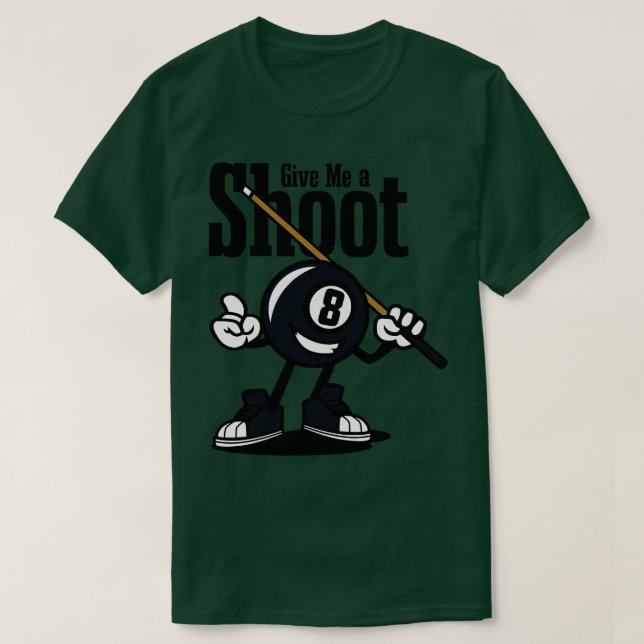 BILLIARD MASCOT T-Shirt (Design Front)