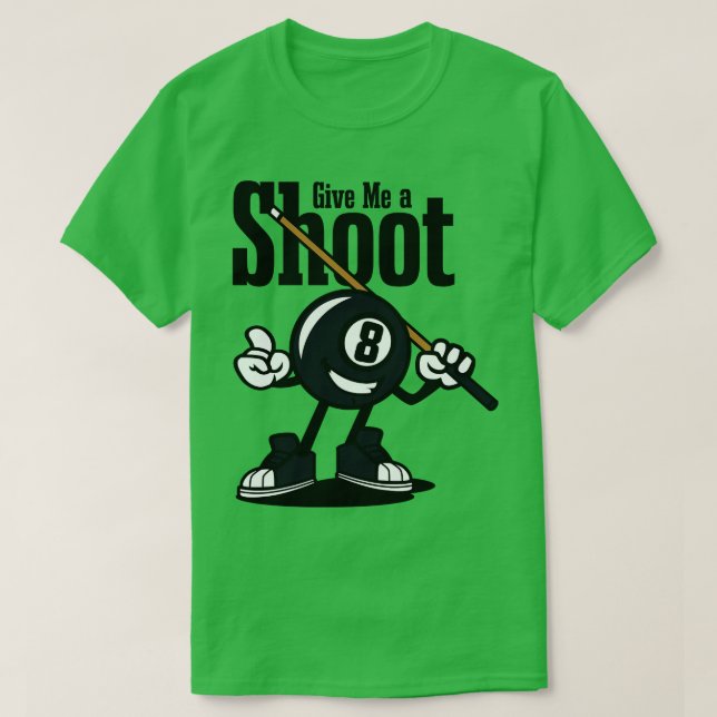 BILLIARD MASCOT T-Shirt (Design Front)