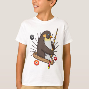 Billiard Penguin Hustler Pool Shirts Girls' Snooke