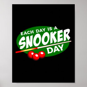 Billiard Player Snooker Pool Game Lover Funny Poster