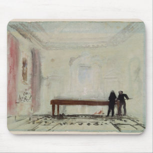Billiard players at Petworth House, 1830 Mouse Pad