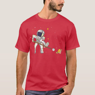 Billiard Players Space Billiard Stick Astronauts B T-Shirt