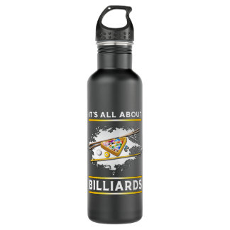 Billiard Pool Billiards Snooker 8 Ball Funny Gift 710 Ml Water Bottle
