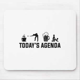 Billiard Pool Billiards Today's Agenda Billiards S Mouse Pad