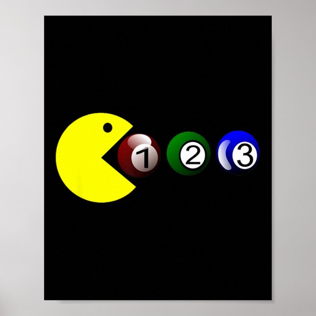 Billiard Pool Ll - Funny Billiards Player Lover Te Poster (Front)