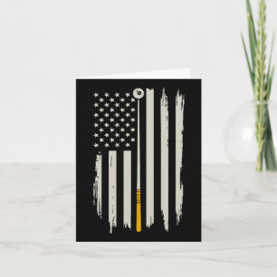 Billiard Pool Player Billiards Table Usa Us Americ Card