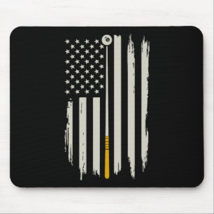 Billiard Pool Player Billiards Table Usa Us Americ Mouse Pad