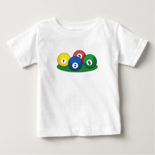 Billiard Pool Snooker Balls Baby T-Shirt