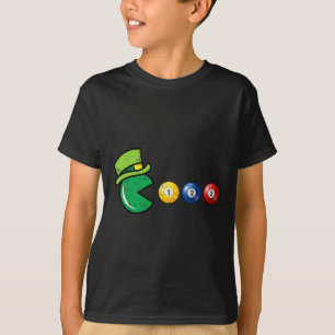 Billiard Pool St Patricks Day Retro Game T-Shirt