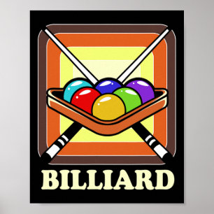 Billiard poster
