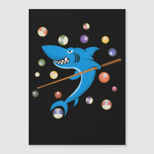 Billiard Shark 8 Ball Player Pool Table Cue Stick