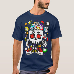 Billiard Skull T-Shirt