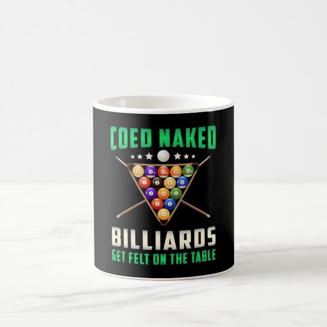 Billiard Snooker Pool Billiards 8 Ball Funny Gift Coffee Mug (Center)