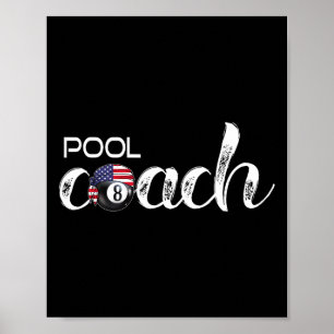 Billiard Team 8 Ll Pool Game Player Gear For Pool Poster