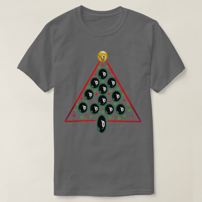 Billiard Tree T-Shirt (Design Front)