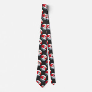 Billiards 11 Ball Pattern Tie