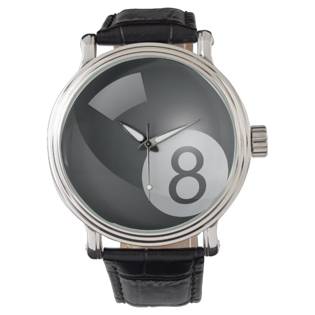 Billiards 8 Ball Watch (Front)