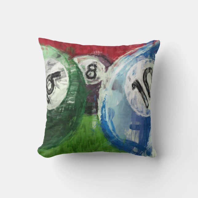 Billiards Abstract Cushion (Front)