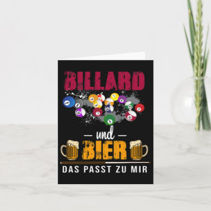 Billiards And Beer That Suits Me Pool Billiards Sn Card