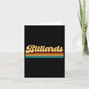 Billiards Apparel - Billiards Card
