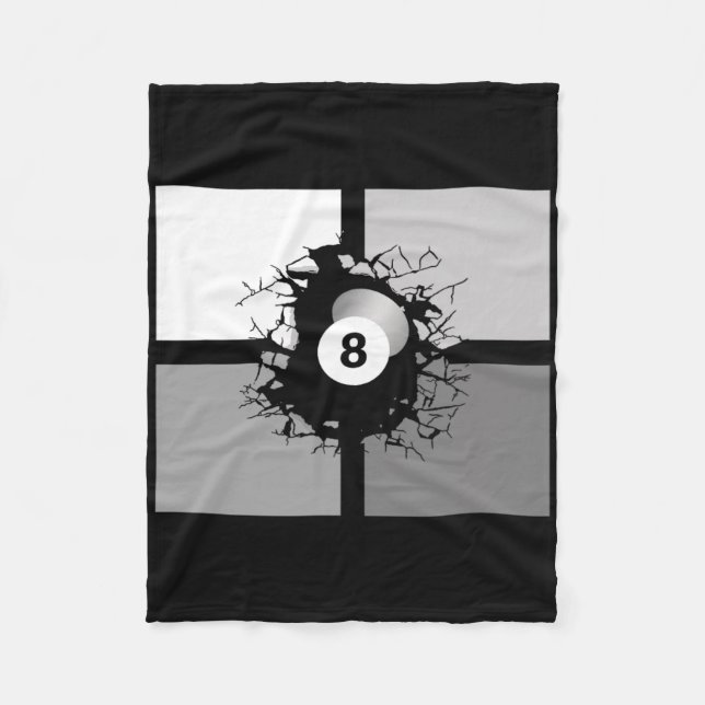 Billiards Apparel - Billiards  Fleece Blanket (Front)