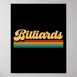 Billiards Apparel - Billiards Poster