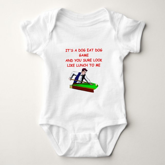 BILLIARDS BABY BODYSUIT (Front)