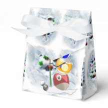 Billiards Ball Snowman Christmas