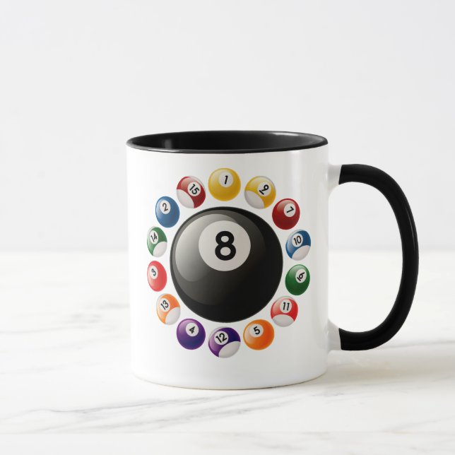 BILLIARDS BALLS MUG (Right)