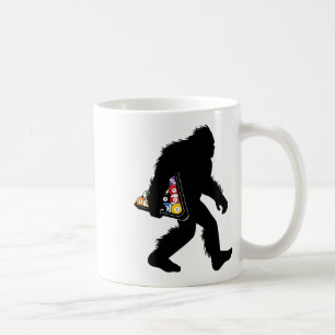 Billiards Bigfoot With Pool Sasquatch Snooker Coffee Mug