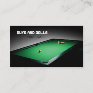 Billiards Business Cards