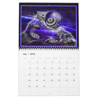 Billiards Calendar 2018