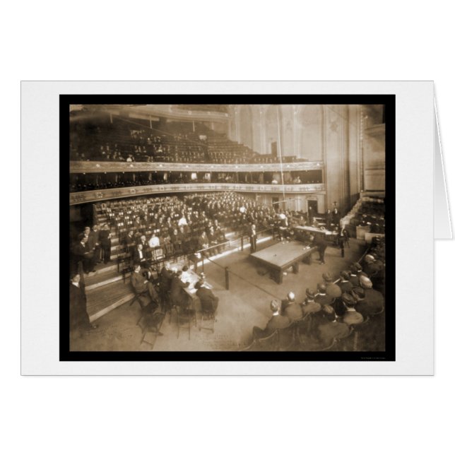 Billiards Chicago IL Photo 1906 (Front Horizontal)