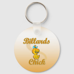 Billiards Chick Key Ring