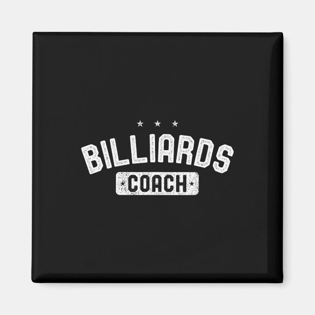 Billiards Coach Vintage Billiards  Magnet (Front)