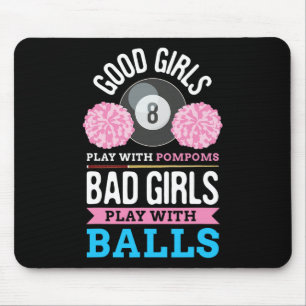 Billiards Cue Sport Game Pool Billiard Player Gift Mouse Pad