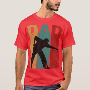 Billiards Dad Vintage Fathers Day T-Shirt