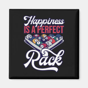 Billiards Happiness Perfect Rack Pool Magnet