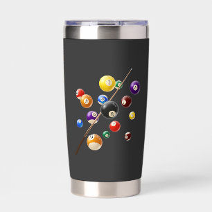 Billiards Insulated Tumbler
