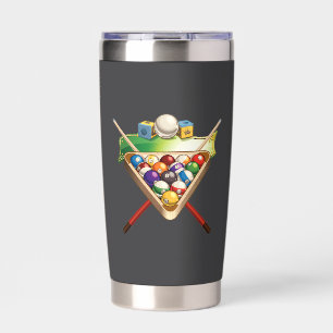 Billiards Insulated Tumbler