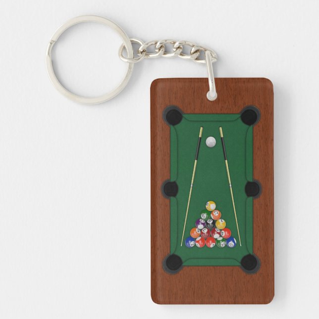 Billiards Key Ring (Front)