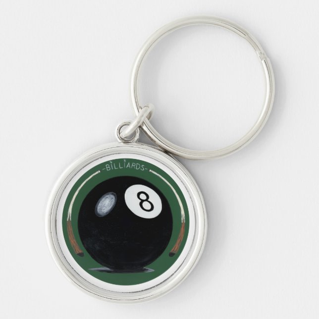 Billiards Key Ring (Front)