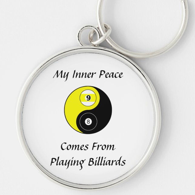 Billiards  key ring (Front)