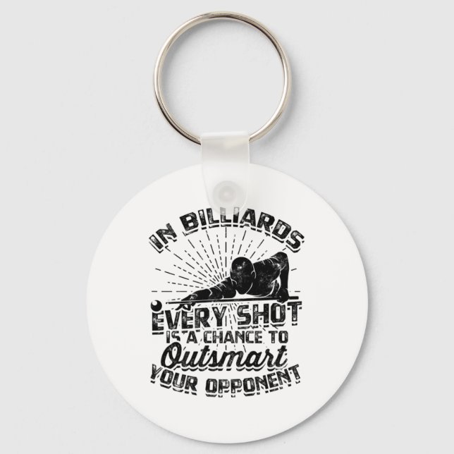 Billiards  key ring (Front)