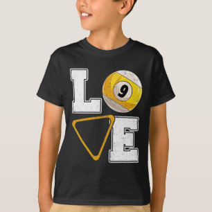 Billiards Love Pool Player Billiards Lover T-Shirt