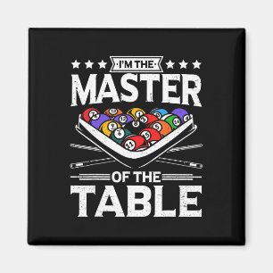 Billiards Master Of The Table 8 Ball Men Women Poo Magnet
