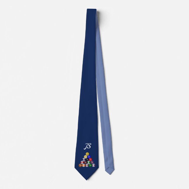 Billiards Neck Tie (Front)