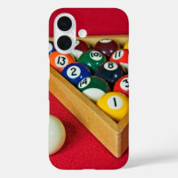 Billiards On Red Felt